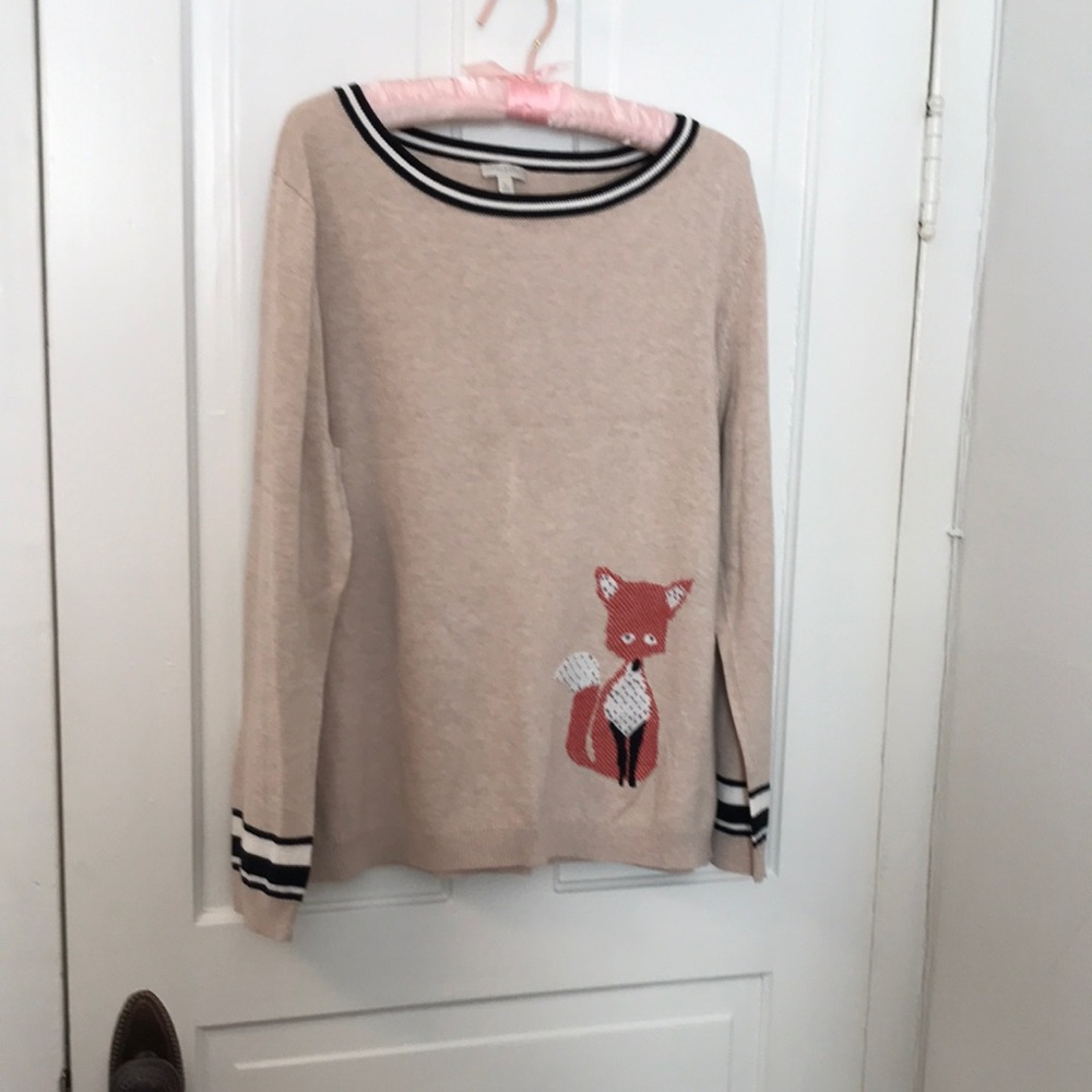 Talbots Fox Sweater